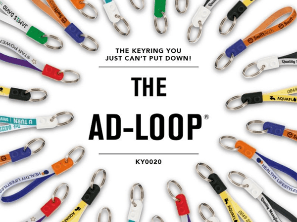 Promotional Ad-Loop Keyrings