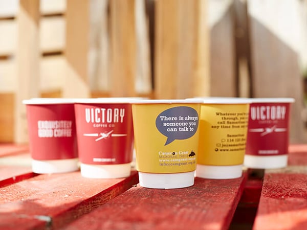 Printed Disposable Coffee Cups