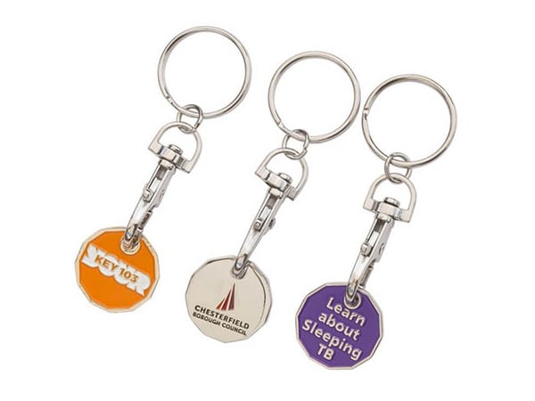 Branded Merchandise - Trolley Coin Keyring