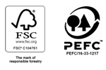 FSC and PEFC certified