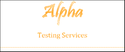 Alpha PAT Testing Services