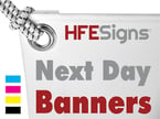 Custom Banners NEXT DAY