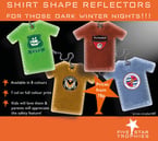 Shirt Shape Reflectors