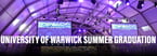 Case Study - University of Warwick Summer Graduation