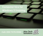 Computer Hire for Microsoft Windows 11 Staff Training