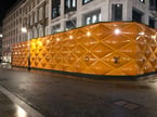The King of Building Hoardings at LOUIS VUITTON - New Bond Street