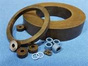 Rubber washers and square section seals