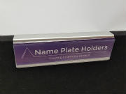 Aluminium Partition Name Plate Holder