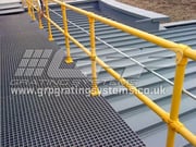 Modular Handrail on 38mm Grating