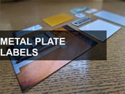 Metal Plate Labels