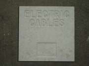 Concrete Marker Block - Electric Cables