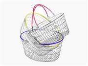 Ellipse Oval Wire Retail Hand Basket - Exclusive
