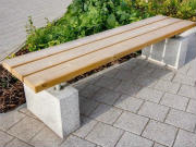 Sheldon Timber Topped Bench - SBN304