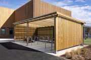 Sheldon Semi Enclosed Cycle Shelter - SCS310