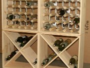 Wine rack cube combination