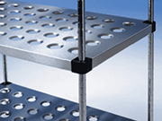 Stainless Steel Perforated Shelving System