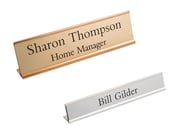 Metal Desk Plates