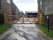 Wooden Vehicle Gates