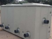 GRP Water Tank with Spigot Pipes