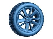 3D Scan of Tyre on Rim