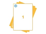 Freezer Adhesive Paper Labels