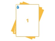 Waterproof White Polyester Labels