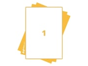 White Paper Permanent Labels
