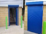 Self Coiling Shutter in Blue