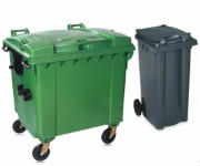 Large and Domestic Sized Wheelie Bins