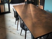 Aged Copper Dining Table