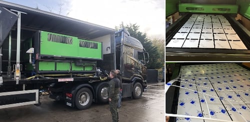 New 2.5 x 1.5 metre Mantech Machinery UK Ltd flatbed laser cutter!