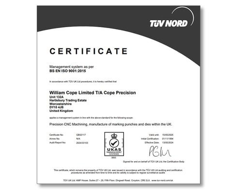 ISO 9001:2015 Accredited
