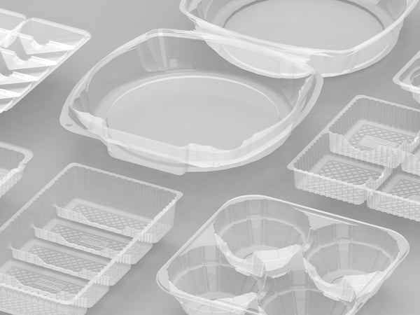 Thermoformed Recycled Food Packaging Trays