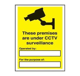 CCTV Labels