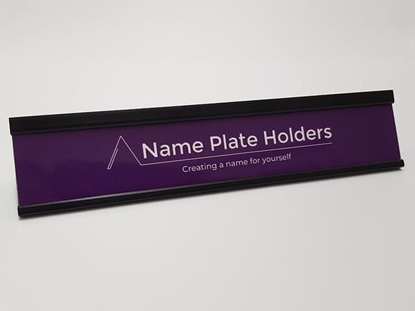 Desk Name Plate Holders