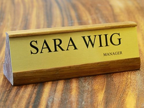 Desk Name Plates