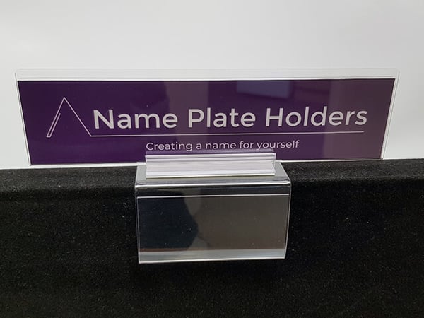 Partition Name Plate Holders