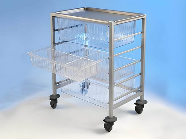 Laboratory Stainless Steel Trolley