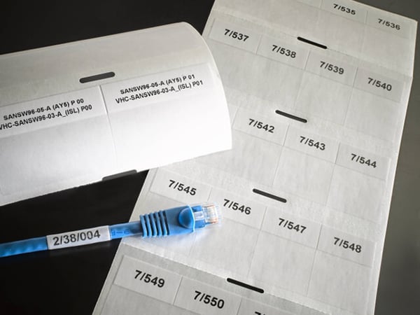 Wrap-around Cable Labels 
