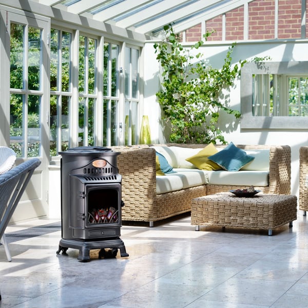Provence Living Flame Gas Heater