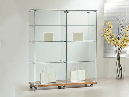 Midi Height Glass Cabinets