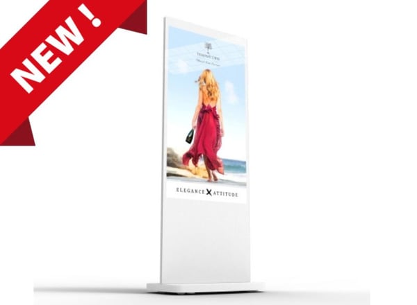 Digital Poster. 50" Freestanding