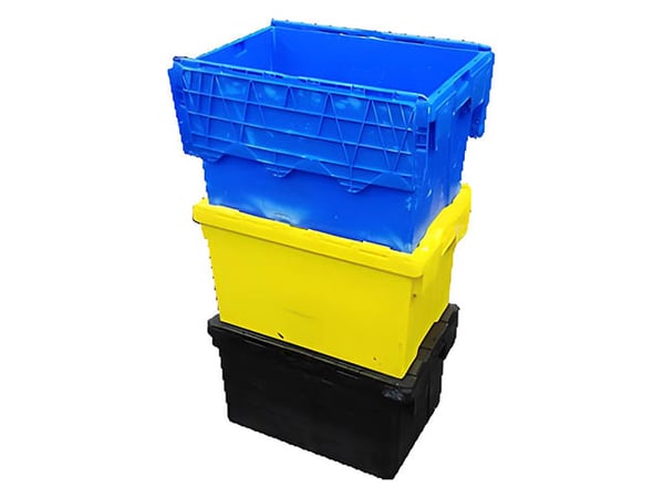 Attached Lidded Crates - Totes