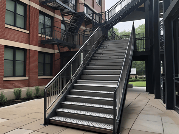 Outdoor Steel Staircases