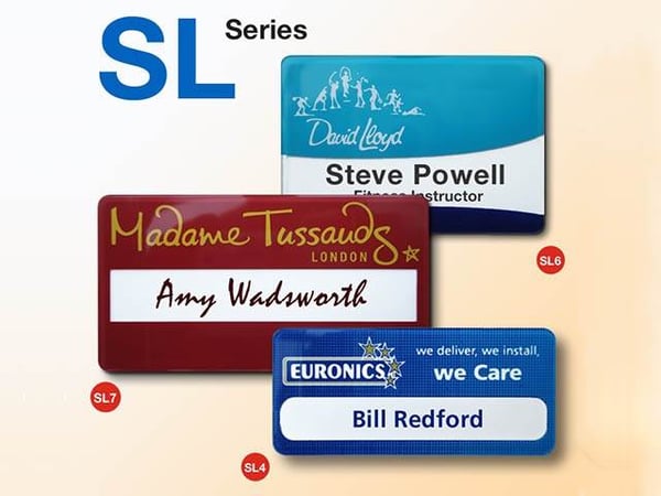 Reusable name badges - made to order