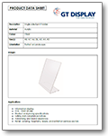 Single Sided Print Holder