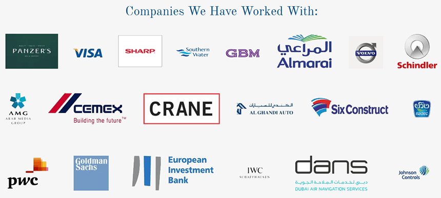 Companies we have worked with