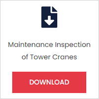 Maintenance Inspection of Tower Cranes