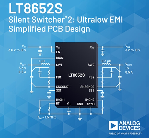 Analog Devices Dual Silent Switcher Series