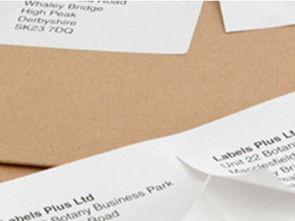 Plain A4 Labels
